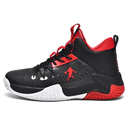 YKLL Zapatillas de Baloncesto Air para Hombre, Zapatillas Antideslizantes, Zapatos Deportivos Informales Transpirables, Botas de Baloncesto para Mujer, Tenis para Hombre a Prueba de Golpes