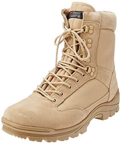 Mil-Tec Tactical Side Zip Botas Khaki tamaño 9 UK / 10 US