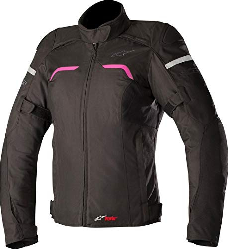 Alpinestars Chaqueta moto Stella Hyper Drystar Jacket Black Fuchsia, Negro/Fuchsia, XL