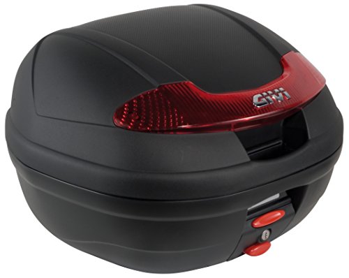 Givi E340N Vision Monolock Baúl con Placa Negro, Carga Máxima 3 Kg