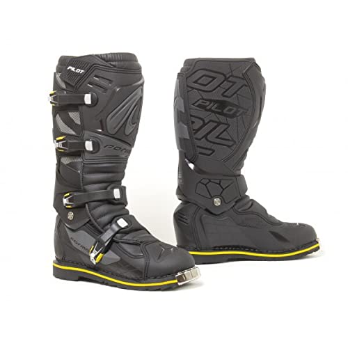 FORMA Pilot Enduro, Botas para Moto Unisex Adulto, Negro Antracita, Standard Off-Road fit