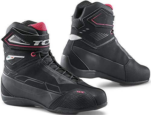 TCX NC, Botas de Motociclista Mujer, Negro/Rosado, 35 EU