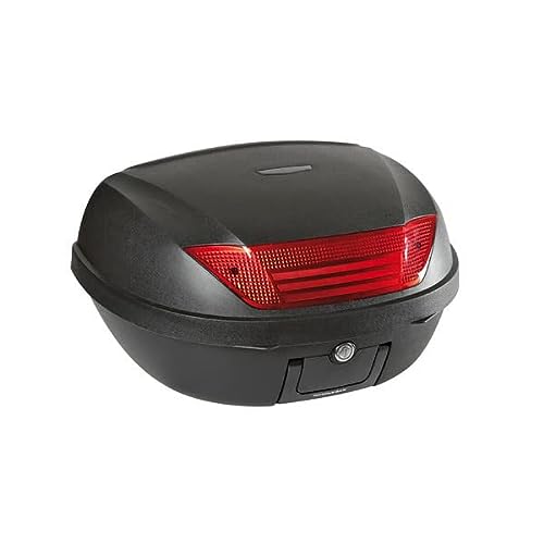 Baúl moto scooter Box 52 l compatible con Yamaha XC 300 Versity placa baúl doble llave casco integral