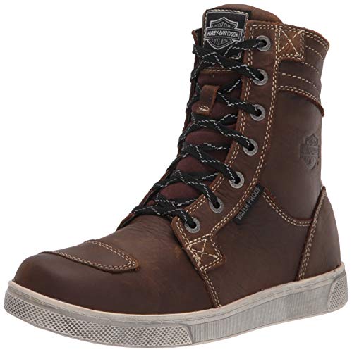 HARLEY-DAVIDSON FOOTWEAR Steinman Hi Botas de motocicleta para hombre, marrón (Marrón), 46 EU