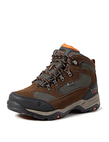 Hi-Tec Storm Waterproof, Botas de Senderismo Hombre, Marrón (Dark Chocolate/DT Taupe/Burnt Orange), 42 EU