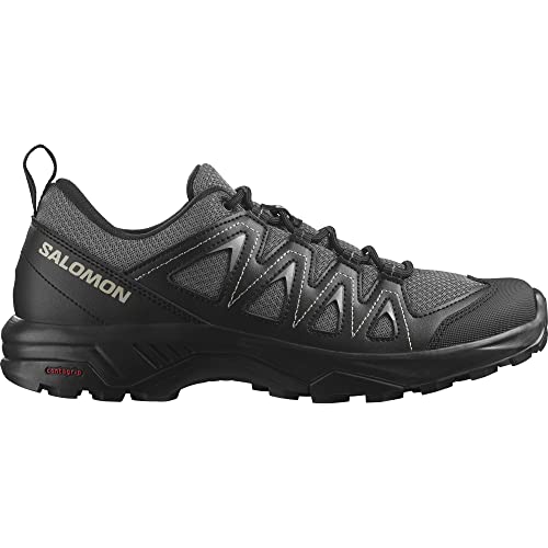 SALOMON X Braze, Botas de hiking para Hombre, Multicolor (Pewter/Black/Feather Gray), 43 1/3 EU