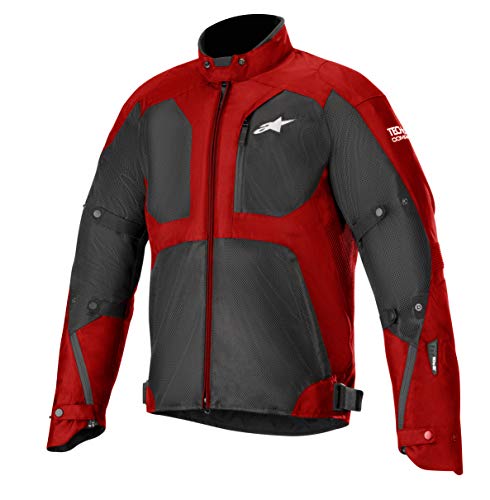 Alpinestars Chaqueta moto Tailwind Air Waterproof Jacket Tech-air Compatible Red Black, Negro/Rojo, M