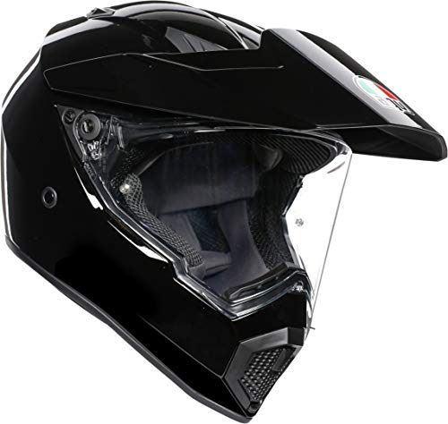 AGV Ax9 Casco de Moto, Hombre, Negro, S