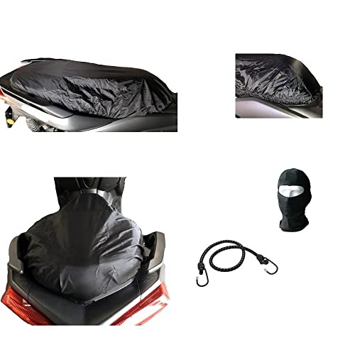 WT Motors Miami 250 2011-2019 - Funda Impermeable para sillín, Tejido Oxford, Talla XL Universal 120 x 75 cm Cubierta para sillín Negro