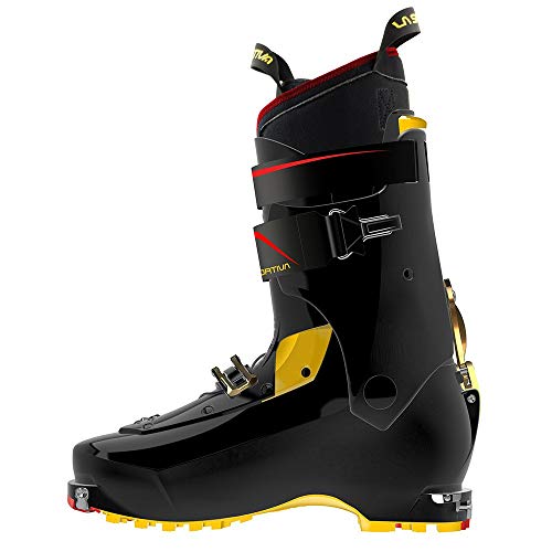 La Sportiva Skorpius CR, Botas de esquí Hombre, Black/Yellow, 37 EU