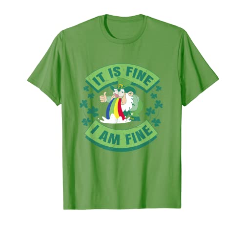 Feliz día de San Patricio estoy bien arco iris vomité Camiseta