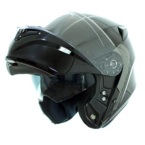 AXXIS CASCO FU406SV STORM SV SOLID A1 NEGRO BRILLO TALLA XS