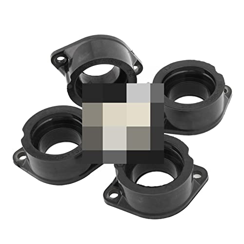 NLAVW Juego de 4 Uds de Botas de carburador de admisión de Interfaz de carburador de Motocicleta Compatible con Kawasaki KZ1000 KZ1100 Police 1982-2006