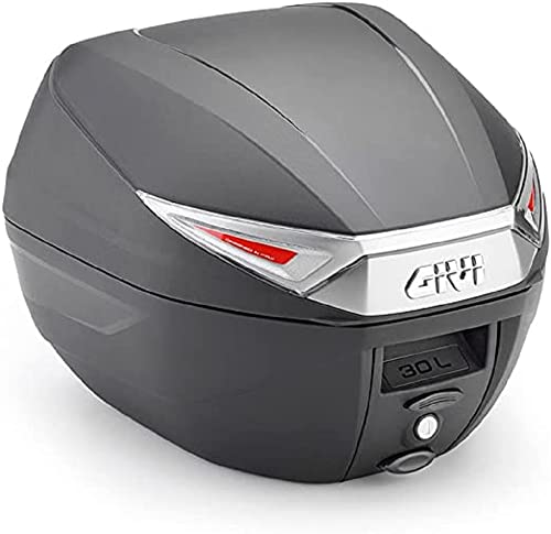 GIVI Top Case de Moto con Gato Ahumado Monolock 30LT