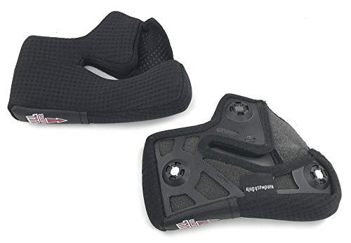 Bell Race/Pro Star almohadillas para mejillas, triple densidad