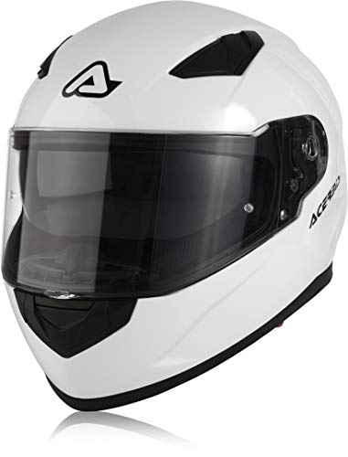 ACERBIS 0023960.030.064 Full Face X-Street Casco Blanco M (57/58), Unisex Adulto, XS