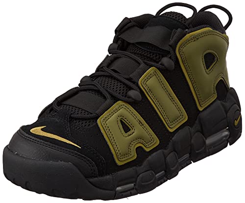 NIKE Air More Uptempo '96, Zapatillas Deportivas Hombre, Black Rough Green Pilgrim Black, 42 EU