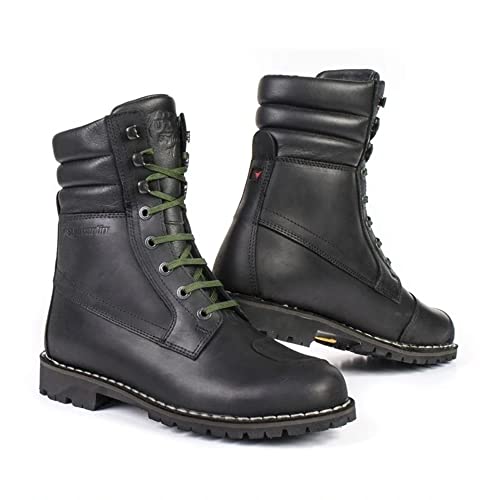 STYLMARTIN Yurok - Botas impermeables para moto (talla 42), color negro