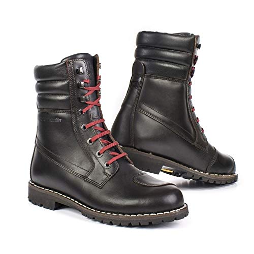 Stylmartin Yu'Rok - Botas de moto (talla 42, color marrón)