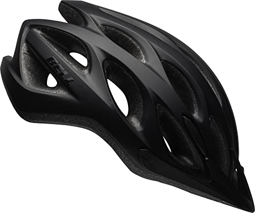 BELL Rastre Cascos de Bicicleta, Hombre, Matte Black, L