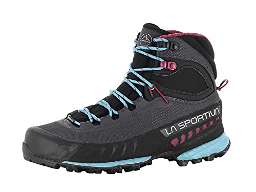 La Sportiva TXS Woman GTX, Botas de montaña Mujer, Carbon/Topaz, 38.5 EU