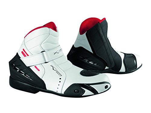 Zapato Botines Botas Moto Sport Protección Motociclita Sliders Blanco 44