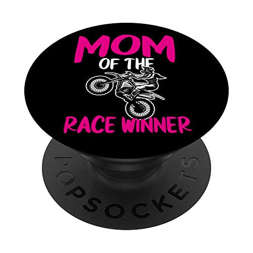 Motocross Madre Dirt Bike Biker - Motociclista Supermoto PopSockets PopGrip Intercambiable