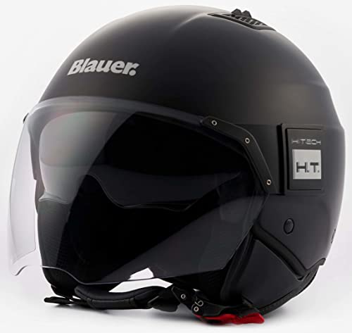 Blauer BET Monocromo Casco Jet (Black Matt,M (56/58))