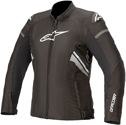 Alpinestars Stella T-GP Plus R V3-Chaqueta para Hombre, Color Negro Y Blanco Ropa de Motocicleta, L Unisex