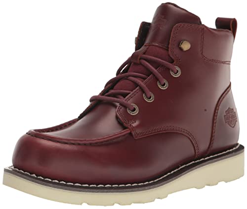 HARLEY-DAVIDSON FOOTWEAR Motociclista para hombre, moto, bota de motocicleta, Brown, 37 EU