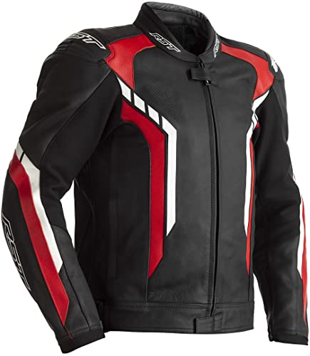 RST Blouson Axis CE Cuir Rouge Taille 3XL Homme