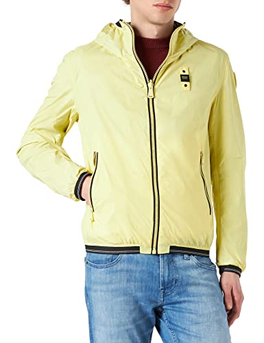 Blauer GIUBBINI Corti REVERSIBILE Chaqueta de transicin, 200 Iris Amarillo, XL para Hombre