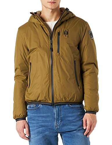 Blauer Chaqueta Corti Nastrates Acolchada, 717 Verde Heno, XL para Hombre