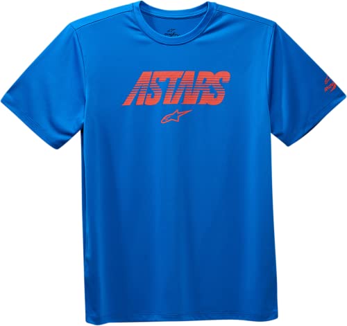 Alpinestars Tech Angle Performance - Camiseta de manga corta para hombre, color azul brillante LG