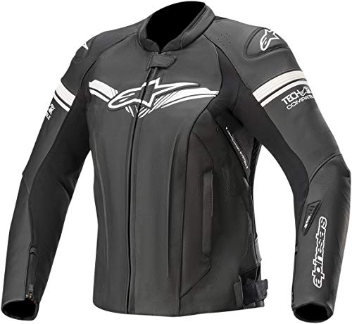 Alpinestars Chaqueta moto Stella Gp-r Leather Jkt Tech-air Compatible Black, BLACK, 42