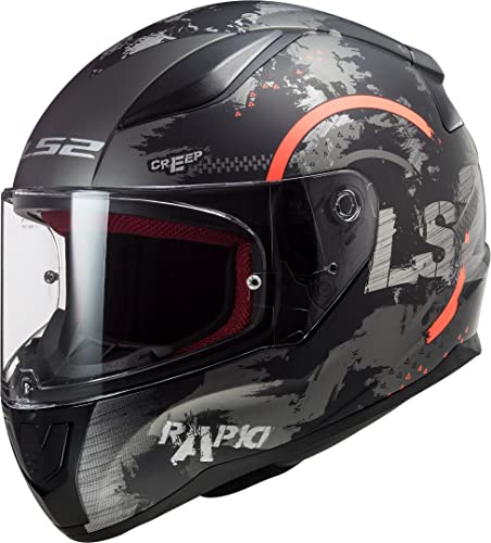 LS2 1035335523XL Casco Moto Full Face FF353 Rapid Circle, Unisex, XL