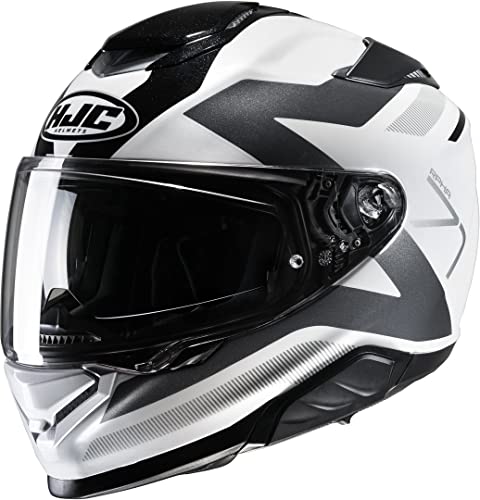 HJC RPHA 71 Pinna Casco (Black/White,XS (54/55))