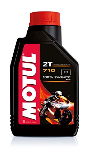 Aceite Mezcla Motul 710 2T 100% Sintético Ester Paquete De 1 Litro