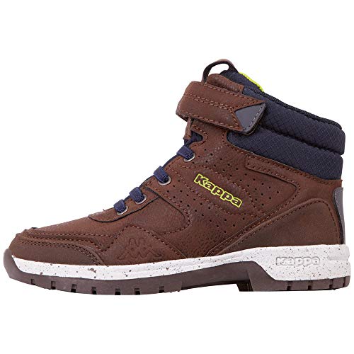 Kappa Lithium Kids, Zapatillas Altas Unisex Adulto, Brown/Navy 5067, 41 EU