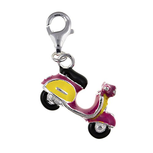 Patinete Multicolor/moto carcasa rígida-cierre de lámpara de techo - 925 pulsera de plata de ley - Thomas Sabo estilo para pulsera - se envía en Box o un de regalo bolsa de regalo de