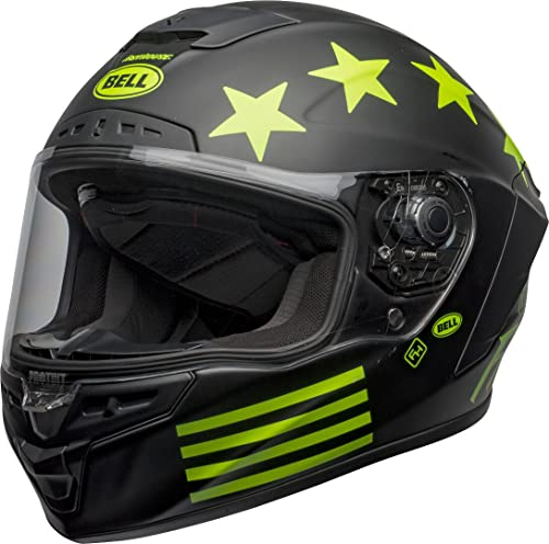 BELL STAR DLX MIPS FHVCRL MT BK/HIVZ S ECE MATTE BLACK/HIVIZ S