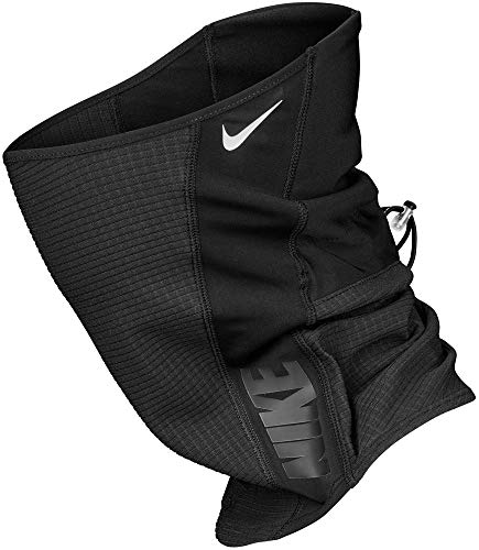 NIKE NNW6 - Calentador de Cuello de Forro Polar para Hombre (HYPERSTORM), Color Negro, Talla única