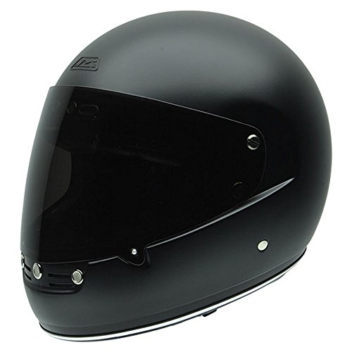 NZI 050270G429 Street Track Matt Black, Casco de Moto, Negro Mate, Talla 57 (M)