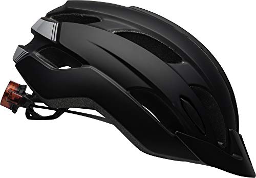 BELL Led Trace Casco de Bicicleta, Hombre, Matte Black, M