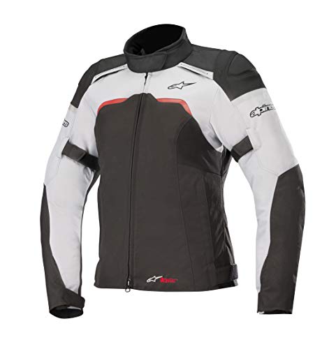 Alpinestars Chaqueta moto Stella Hyper Drystar Jacket Black Mid Gray, Negro/Gris, M