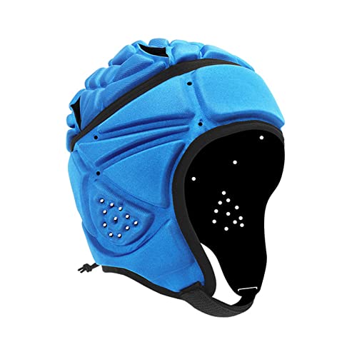 Gorro de Seguridad de Rugby - Casco Acolchado para Portero de fútbol | Cómodo Sombrero de Portero Soporte Rugby Bandera Fútbol Cabeza Sombrero Protector Qepakui