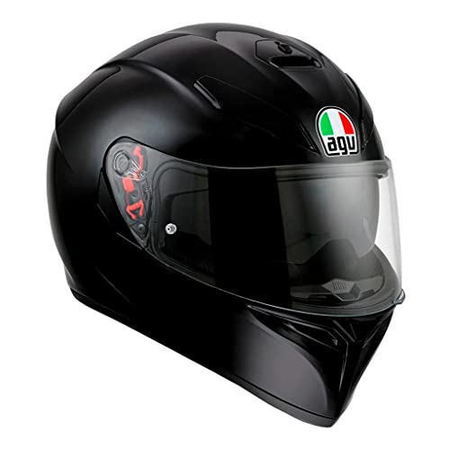 AGV K3 SV-S Negro Brillante Casco Integral De Moto Talla L