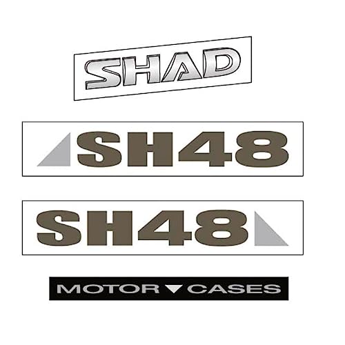 Shad D1B481ETR Adhesivos Baúl Sh48, Blanco