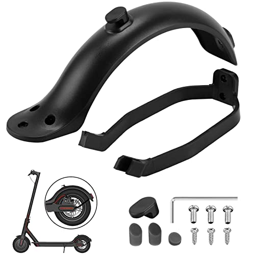 OUXI Guardabarros Trasero para Xiaomi M365 / M365 Pro Scooter,Accesorios de Piezas Repuesto Scooter Eléctrico con Soporte de Guardabarros Trasero Delantero - Negro