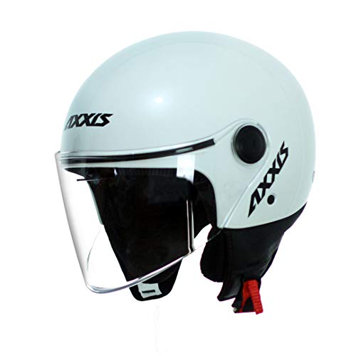 AXXIS CASCO SQUARE SOLID A0 BLANCO PERLA BRILLO TALLA S